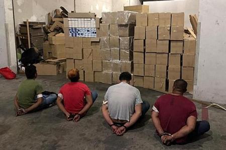 Customs seizes 26,000 cartons of illegal smokes