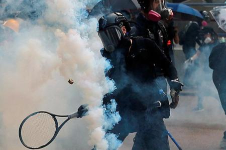 HK cops fire water cannon, rubber bullets, tear gas at protesters