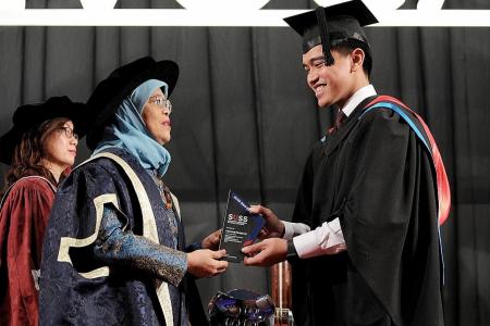 Son of Indonesian President Joko Widodo graduates from SUSS