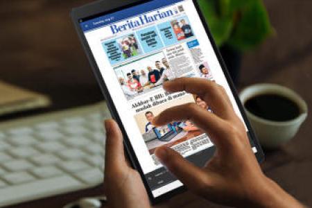 Try out the new Berita Harian news tablet at OTH this weekend