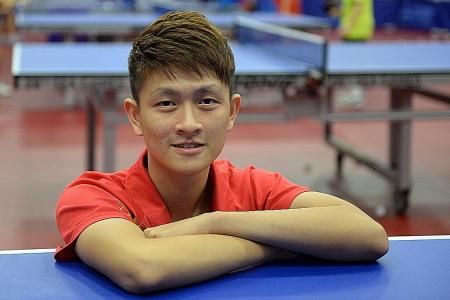 Clarence Chew, Yu Mengyu to take on the world’s top table tennis stars