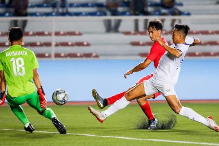 Fandi's Young Lions held 0-0 by Sundram's Laos