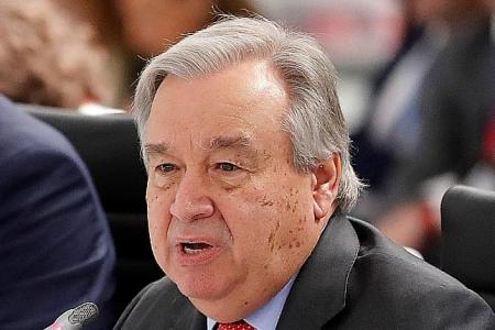 UN chief warns of &#039;point of no return&#039; on climate crisis