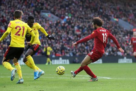 Salah strikes twice as Liverpool win eighth straight EPL match