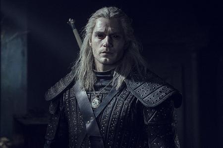 British actor Henry Cavill as Geralt of Rivia in The Witcher.