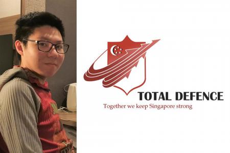 Designer in Total Defence contest: It's feat to have logo shortlisted