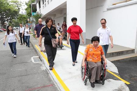 Making Tiong Bahru estate more accessible to wheelchairs