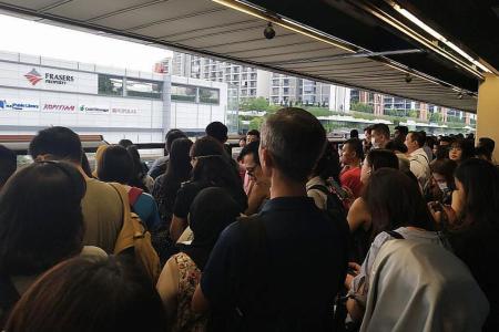 Track fault leads to train service disruption on North-South Line 