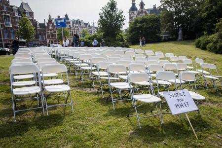 Empty chairs for MH17 victims