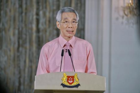 PM Lee: Outbreak here under control but will continue for some time