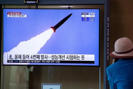 N. Korea fires two short-range missiles into sea