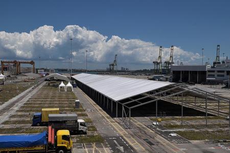New Covid-19 patient facility being set up at Tanjong Pagar Terminal