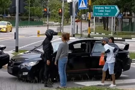 Woman arrested after refusing to stop and driving against traffic 