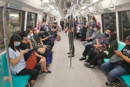 MRT trains and buses more crowded after circuit breaker