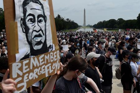 US protests: Thousands march in Washington, drawing support worldwide