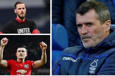 Keane in half-time rant at Manchester United's performance