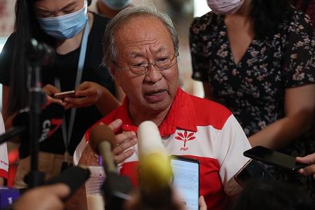 PSP ‘coming home’ to West Coast, not new to area: Tan Cheng Bock