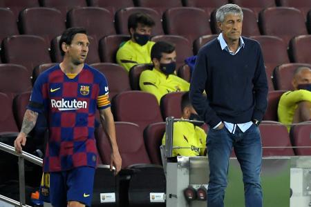 Coach Quique Setien disputes reports of unrest at Barcelona