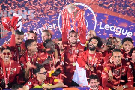 Liverpool celebrate long-awaited EPL title triumph