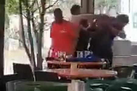 Man taken to hospital after fight in coffee shop
