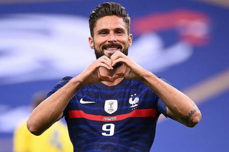 Olivier Giroud eyeing Thierry Henry&#039;s 51-goal record for France