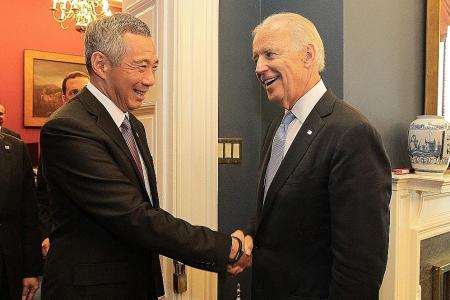 Singapore leaders congratulate Biden and Harris on US election win