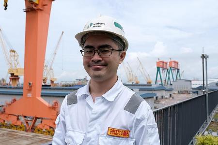 Sembcorp Marine engineer embraced reskilling for a new role 