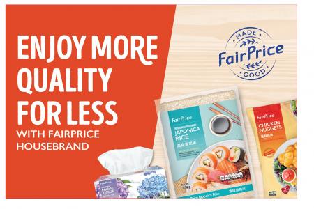 Shop and save more with FairPrice Housebrand