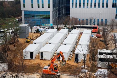 S.Korea scrambles to build hospital beds in shipping containers 