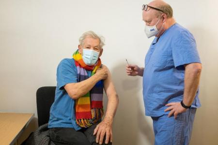 Ian McKellen, 81, euphoric after receiving Covid-19 vaccine