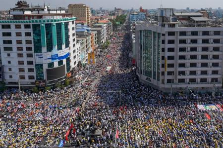 Strike paralyses Myanmar as protesters defy warnings
