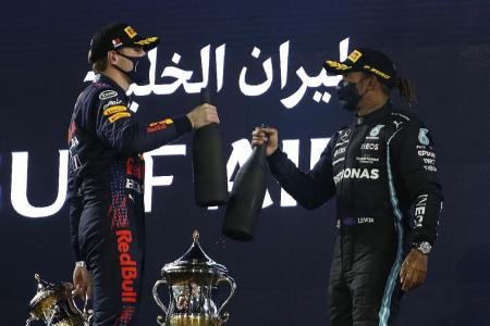 Max Verstappen pipped by Lewis Hamilton in F1 season-opener
