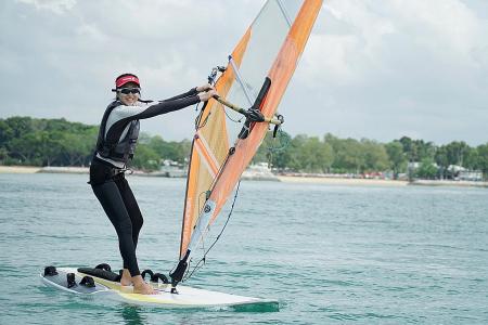 Windsurfer Amanda Ng overcomes bad fall to secure Olympic berth
