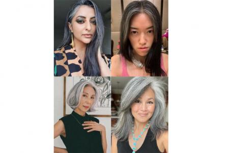 Grey-haired Instagram influencers who embrace their silvery manes