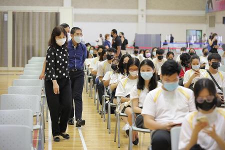 Jabs start for ITE students at MOE vaccination centres 