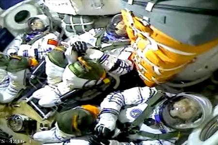 Chinese astronauts reach space station for three-month mission