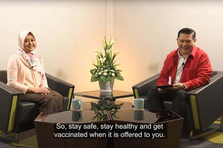 Ministers join celebs online to urge seniors to get vaccinated
