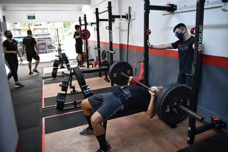 Mask-off gym activities allowed for groups of five from next Monday