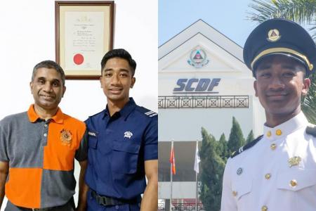 Families support and inspire new batch of SCDF senior officers