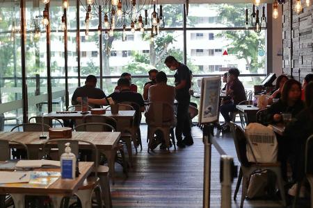 Patrons welcome easing of restrictions at eateries, foodcourts