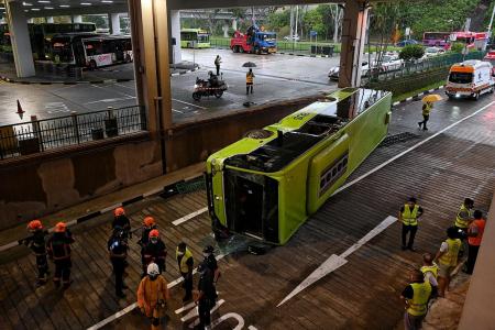 Most of those hospitalised after Bukit Batok bus collision discharged