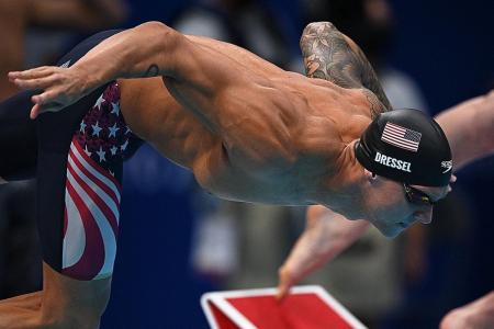 Relay Dressel rehearsal goes swimmingly for Caeleb