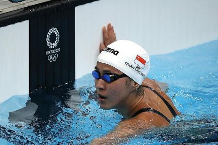 Quah Ting Wen eyes 50m free redemption after 100m free exit