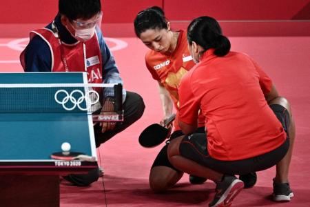 Olympics: Singapore's Yu Mengyu pledges to fight on despite injury