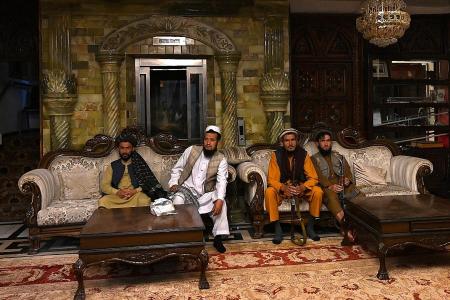 Taliban fighters take over fugitive warlord’s luxurious villa