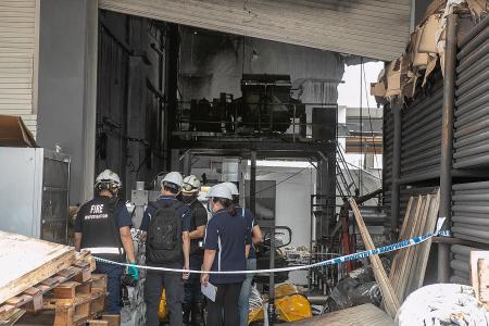 Deadly Tuas explosion linked to machine that emitted smoke previously