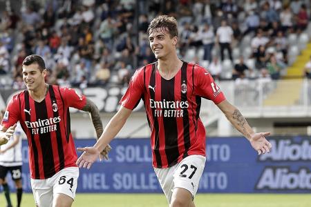 Daniel Maldini scores for AC Milan to continue family tradition