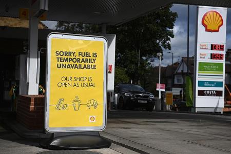 Up to 90% of UK petrol stations run dry amid trucker shortage