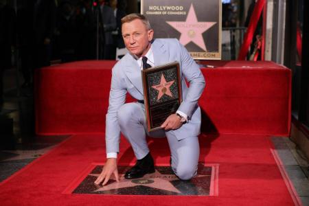 Goodbye Bond, hello Walk of Fame star for Daniel Craig