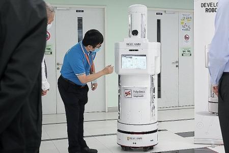 Robot Hiro complements nurses at Tampines Polyclinic